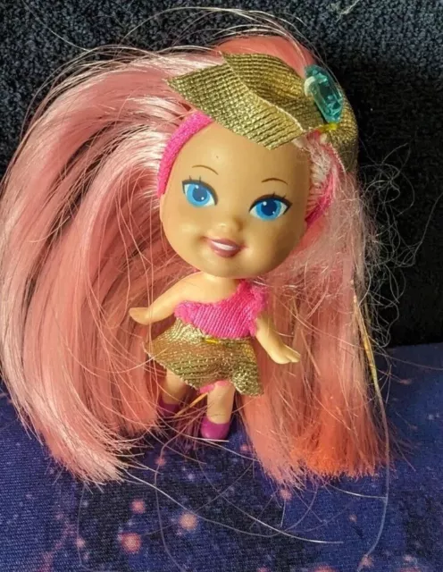 Tyco Liddle Kiddles Mini Doll 1994 Pink Hair Perfume Collection Vintage 90s