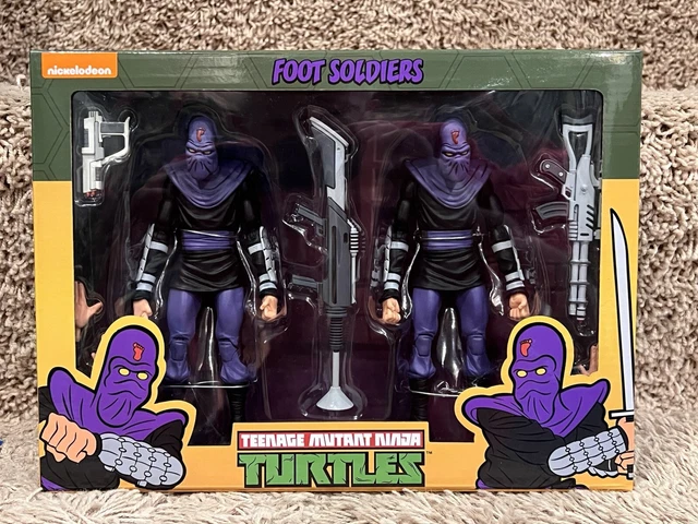 NECA Teenage Mutant Ninja Turtles Foot Soldiers 7 inch Action Figure 2 Pack TMNT