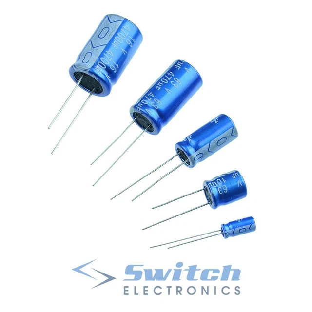 Nichicon 2200uF 50V 105°C Low ESR Radial Electrolytic Capacitor – 18x35mm, US Seller