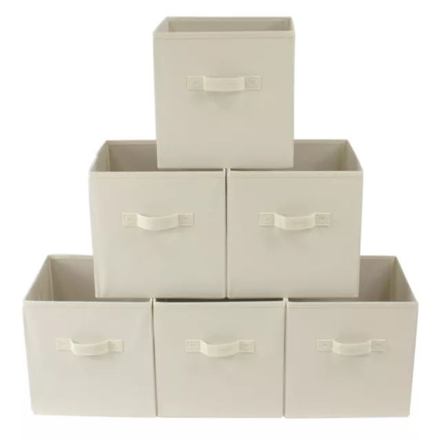 COLLAPSIBLE CUBE FABRIC Storage Bins (10.5