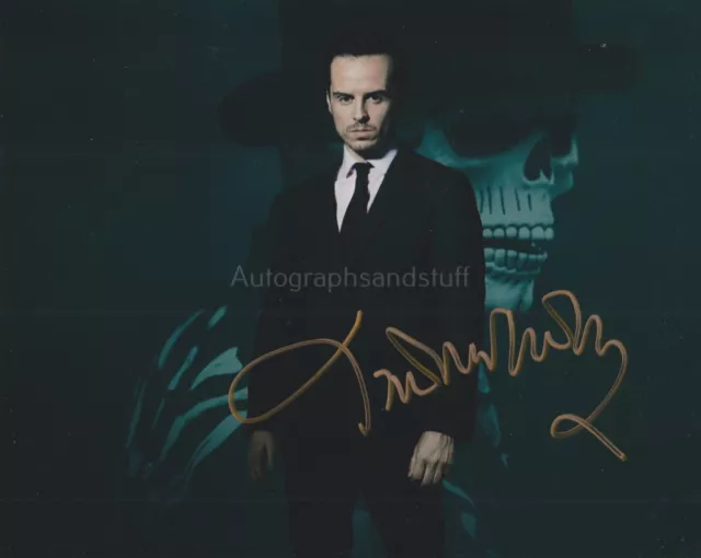 Andrew Scott HAND Signed 8x10 Photo, Autograph, Sherlock Jim Moriarty, Spectre C