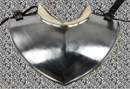 Medieval Late Gorget Iron Gothic Armor Neck Guard Sca Larp