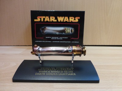 Senza Spada Laser Spade a Doppia Lama AUXPhome Espositore Trasparente in Acrilico per Star Wars Light Saber FX Master Replicas Graflex LED 