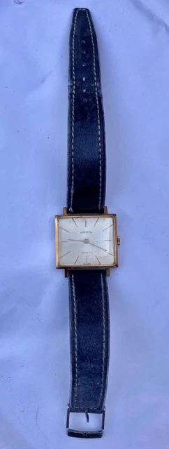 Montre Bracelet Mécanique Ancienne Pirofa - Homme - Boîtier Laiton Chromé - Occasion