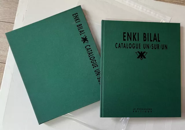 TL ENKI BILAL " CATALOGUE UN SUR UN " EX N°/Signé TTBE RARE + TIMBRES TRANSIT