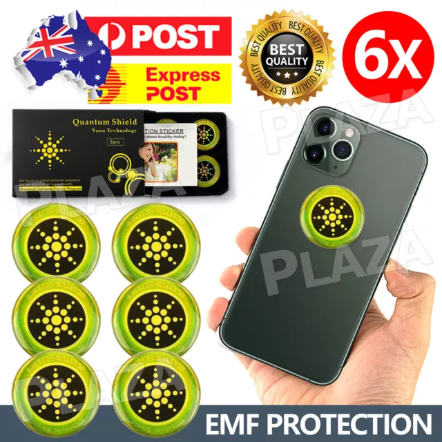 Quantum Shield Phone Stickers Anti Radiation EMF Protection Neutraliser Chip AU