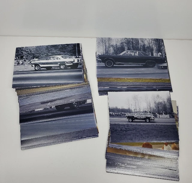 VINTAGE 1960'S 70S Drag Race Car NHRA Photo Lot of 153 Funny Car 300.