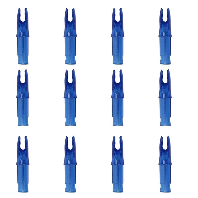 50 Encoches De Flèches Vertes ID 6 Mm OD 7,6 Mm Tir à L'arc