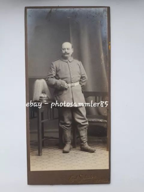 KAB Jüterbog Luckenwalde Soldat Offizier mit Pickelhaube WK1 feldgrau