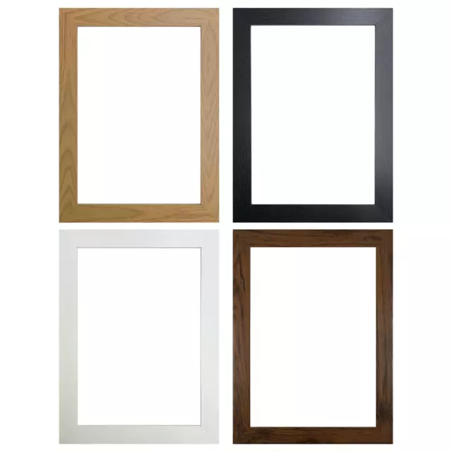 BLACK Picture Frame OAK WALNUT WHITE A1 A2 A3 A4 A5 Modern Poster Photo Frames