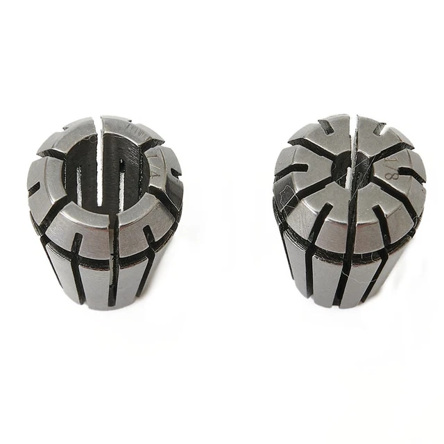 2pcs ER11 1/4" + 1/8" Inch Spring-Collet Set Kit For-CNC Milling Lathe-Tool New