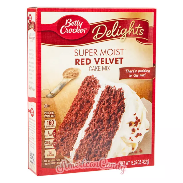 3x US Betty Crocker Kuchen Backmischung  (Freie Auswahl 17 Sorten)  (13,26€/kg)