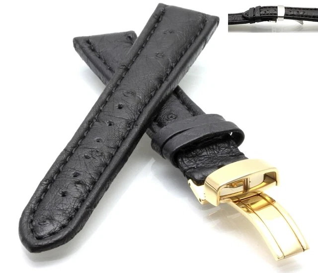 Uhrenarmband Edelstahl Glieder Butterfly Faltschließe Metall Uhr Band