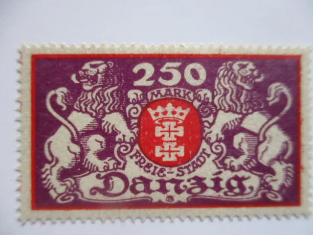 Briefmarke Freie Stadt Danzig MiNr. 119 postfrisch. Freimarke