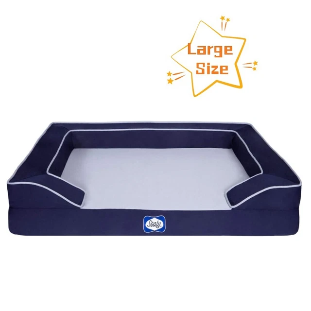 Dog Bed For Small Medium Large Pets Cat Puppy Bed Machine Washable Cover Navy
