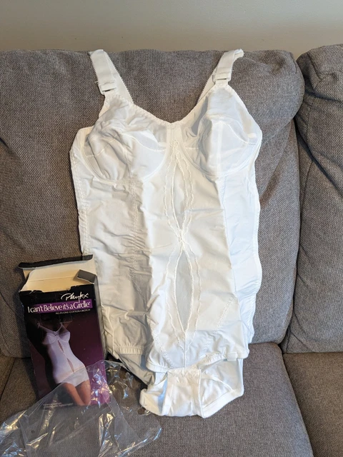 Playtex I Can't Believe It's a Girdle Wire Free Bodysuit Shaper 38B NIB
