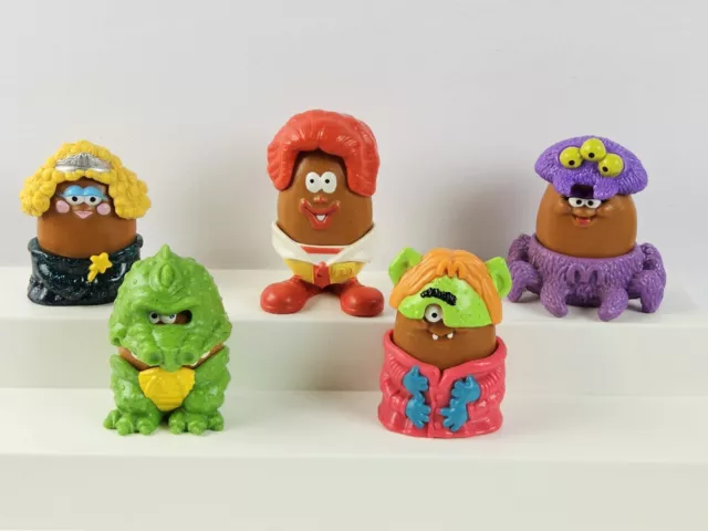 Vintage 1996 McDonalds McNugget Nugget Buddies HALLOWEEN Lot 5 Happy Meal Toy