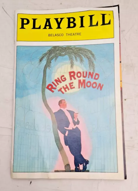 Ring Round the Moon Playbill Belasco Theatre Marion Seldes Frances Conroy