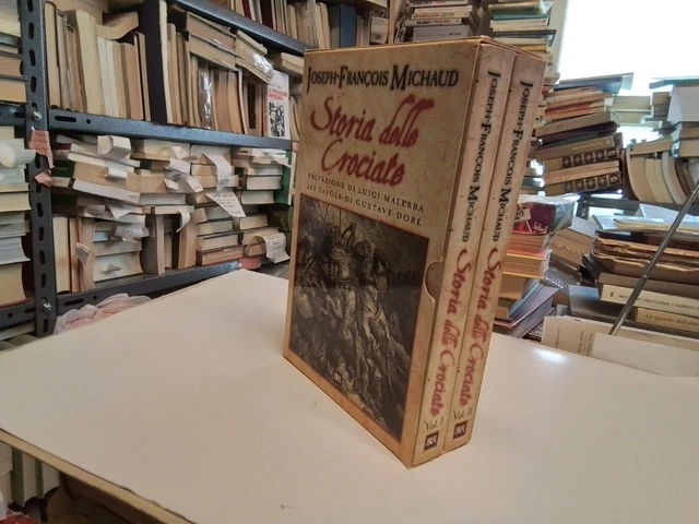 Storia delle Crociate 2 voll- J-F Michaud Rizzoli, 1999, 9o24
