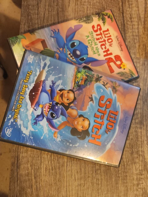 (2) LOT DE DVD enfants Disney Lilo & Stitch : Lilo & Stitch 1 & 2 les ...