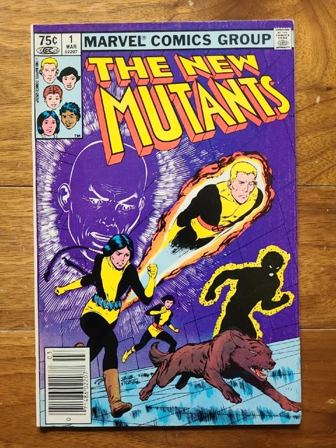 The New Mutants #1 Marvel Comic 1982 Canadian Price Variant