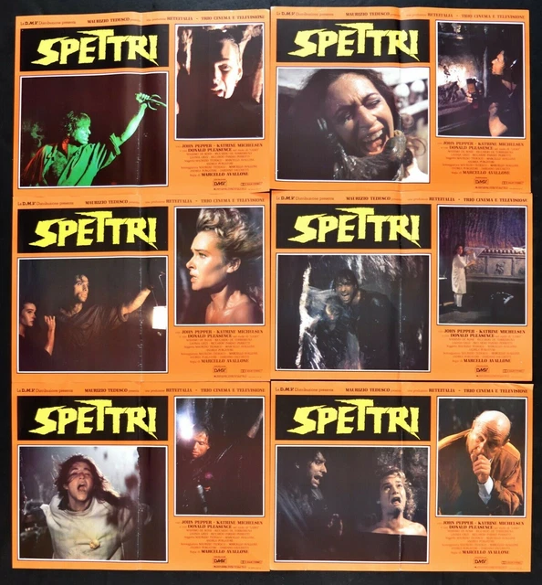 J Papper FOTOBUSTE SPETTRI HORROR Avallone J.Pepper K.Michelsen D.Pleasence R45 ...