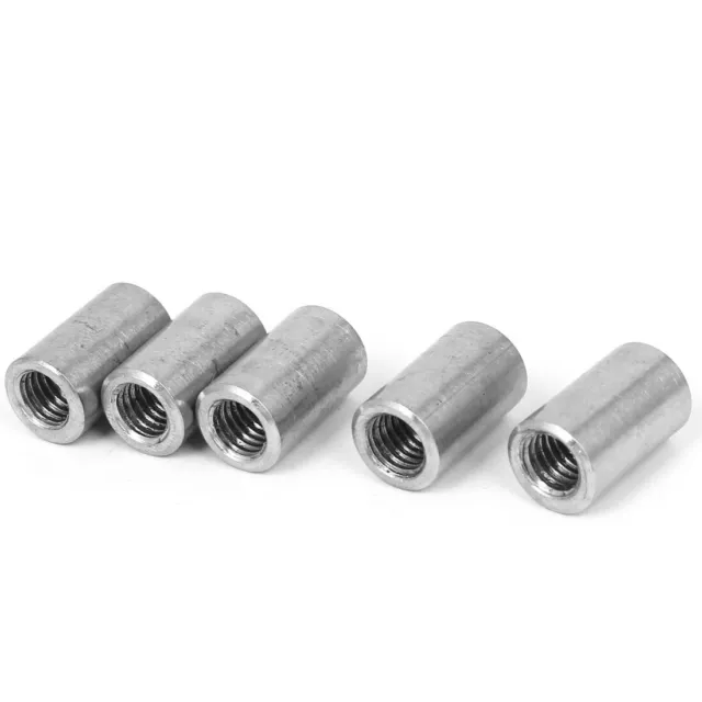 5 pz M8x1,25mm Inserto filettato giunto adattatore connettore accoppiamento dadi