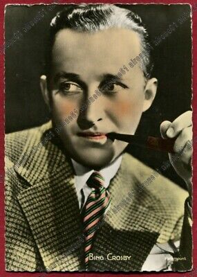 BING CROSBY 13 ATTORE ACTOR ACTEUR CINEMA MOVIE Cartolina Postcard REAL PHOTO 