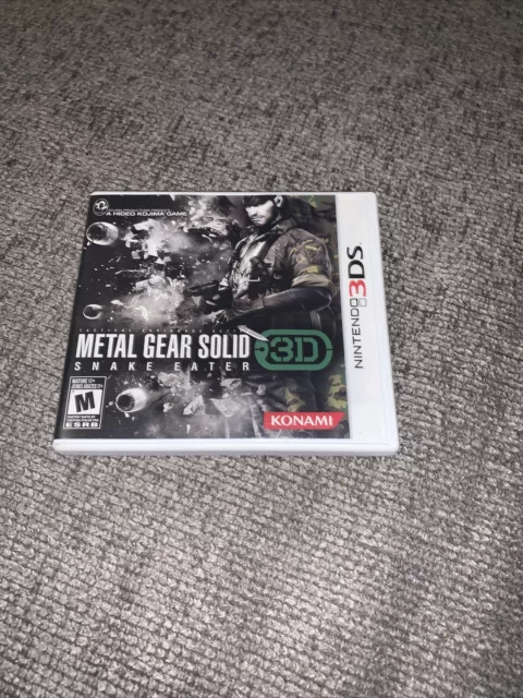 Metal Gear Solid 3D: Snake Eater (Nintendo 3DS, 2012) CIB! Tested & Working! Metal Gear Solid 3D: Snake Eater (Nintendo 3DS, 2012) CIB! Tested & Working!