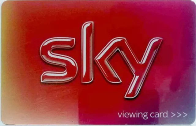 Sky Freesat Tv Viewing Card - Official And Tested - Red Latest Version