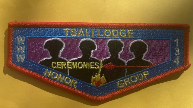 OA Lodge # 134 Tsali, S-91, Ceremonies Honor Group Flap, Daniel Boone Council
