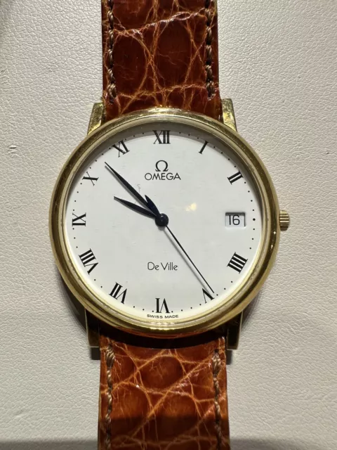 Orologio OMEGA de Ville Vintage Oro Massiccio 18k Ref. 196.2432