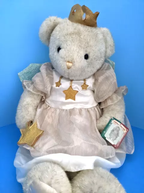 VTG 24" Fairy Princess Angel Teddy Bear JCPenney 2001 Holiday Collection.    113