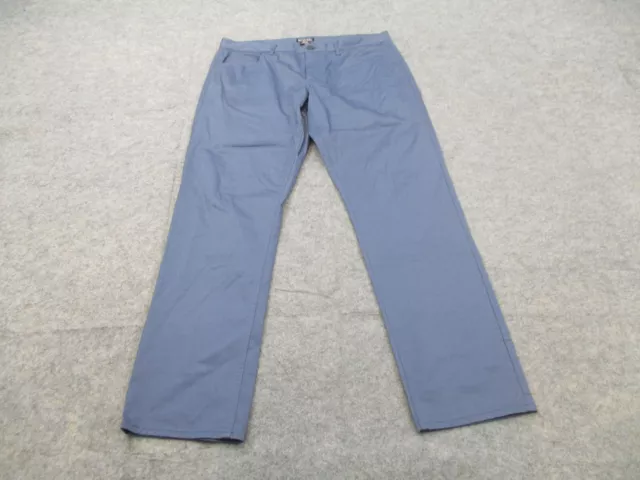 Michael Kors Pants Mens 34 Blue Chino Straight Leg Flat Front Adult Casual 34x32