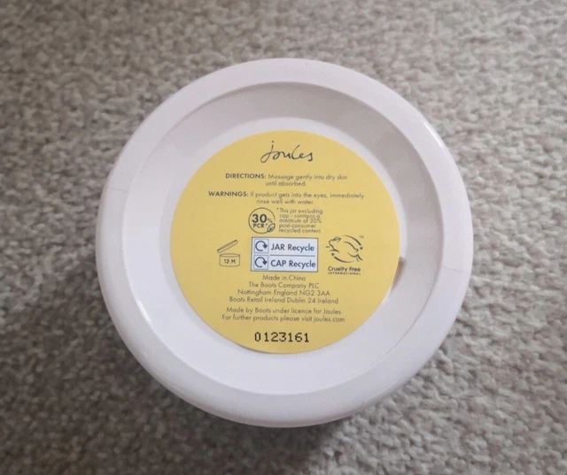 JOULES SKIN SMOOTHING Once And Floral Body Souffle 200ml New £19.90