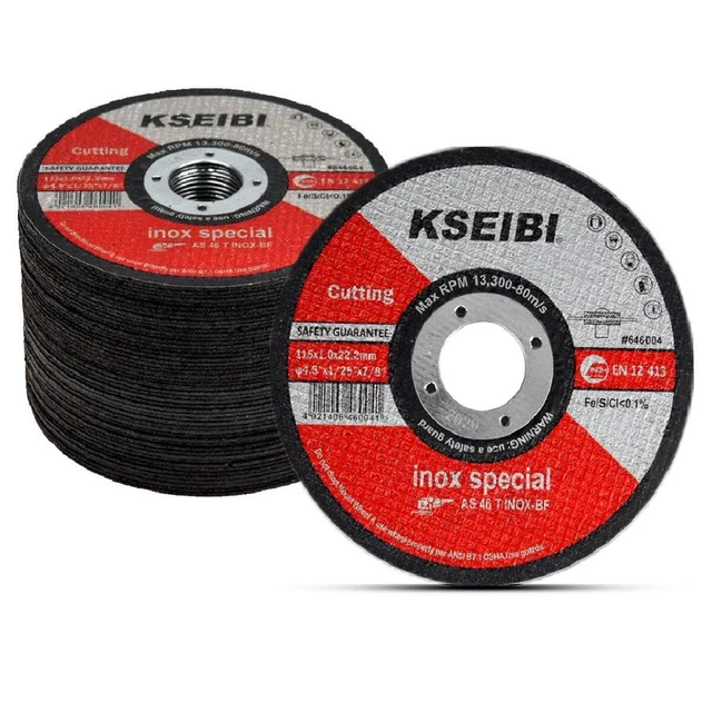 50 Pack 4 1/2 Cut Off Wheels for Cutting Metal Stainless Steel 0.040" Thickness