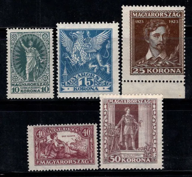 Ungarn 1923 Mi. 369-373 Postfrisch 100% Legende, Sandor Petofi, Kultur