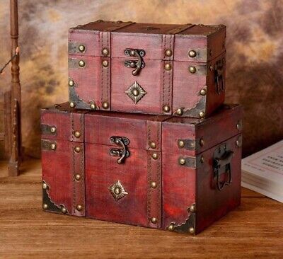 wooden box set ~ magic witchcraft chest