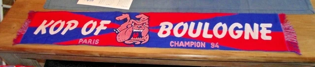 RARE ANCIENNE ECHARPE PSG ultra koB supporter PARIS BOULOGNE maillot CHAMPION 94 EUR 70,00 - FR