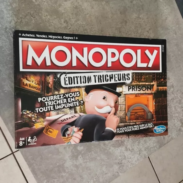 Jeu de société Monopoly Edition Tricheurs* pions métal