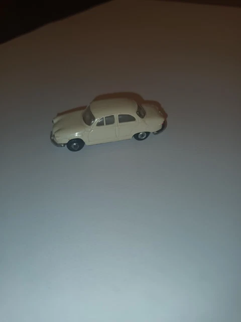 Micro Miniature Norev – Peugeot 403 Bachée – Échelle 1/86 – Jaune – Neuve En Boîte