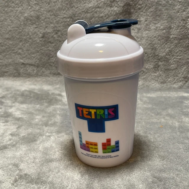 Solo agitador blanco GFuel Tetris - 16 oz solo taza agitadora de combustible G