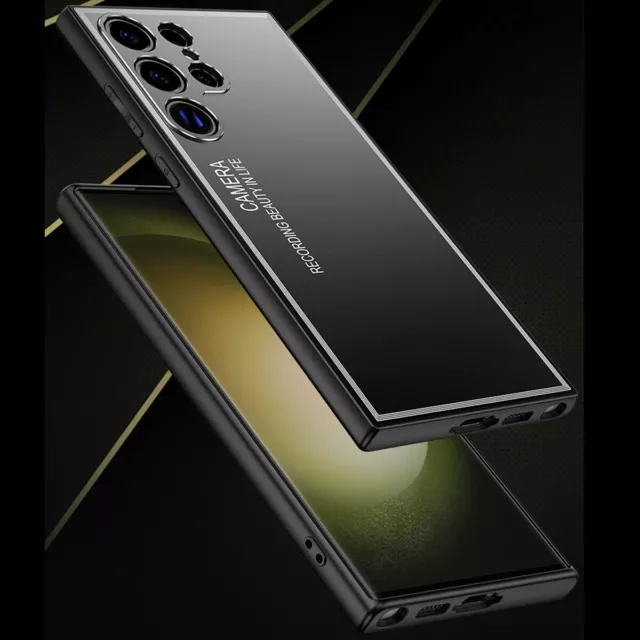 Metall Aluminium Hülle Für Samsung Galaxy S24 S23 Ultra Handy Case Tasche Schutz