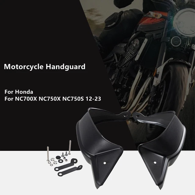 Coppia Paramani Proteggi Mani per Honda NC700X NC750X NC750S – Nero
