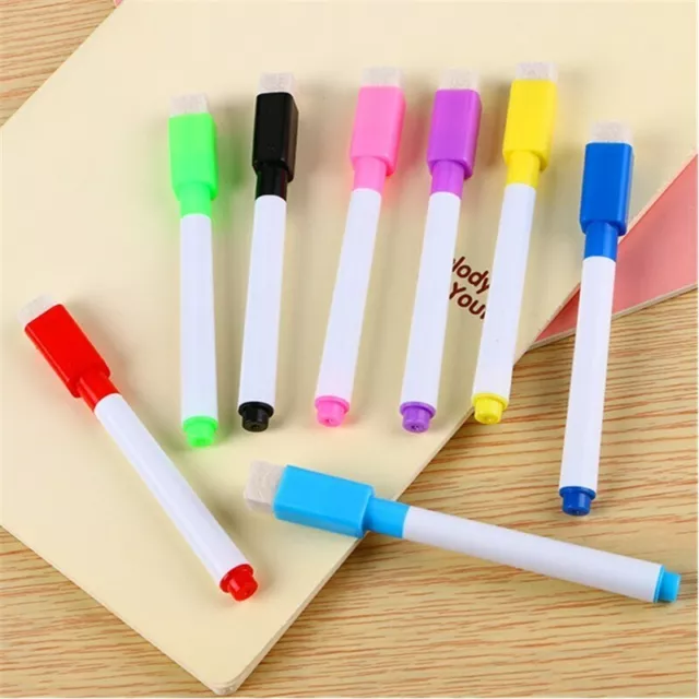 8x Whiteboard Board Marker Tafelwischer Stifte Whiteboardmarker 8er Set