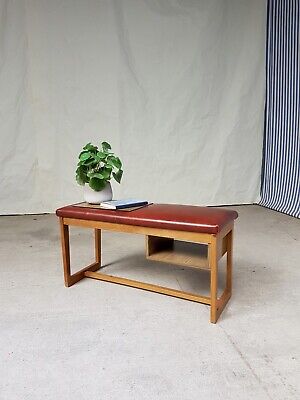 Vtg Mid Century Telephone Chair Table Bench Stool Danish Scandi Design #1032 2