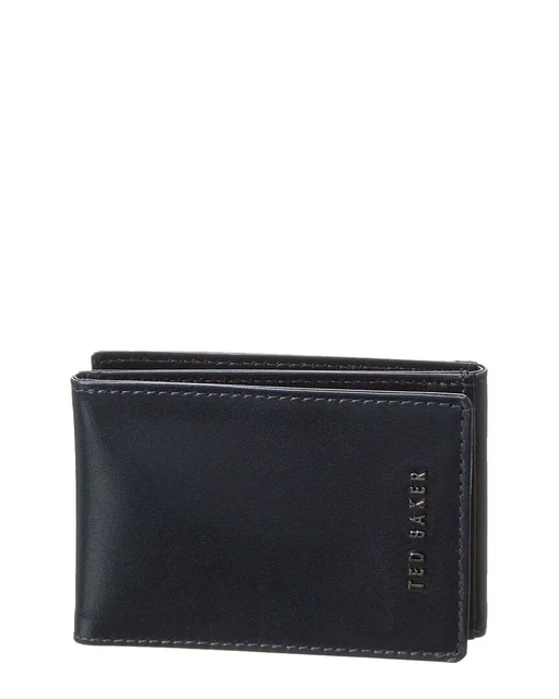 Ted Baker Sammey Leather Card Holder Men's Navy O/S
