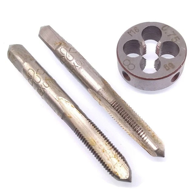 Tap Metric Thread Pipe Taps Plug Tap Set Taper Tools 3pcs 55mm Gadgets