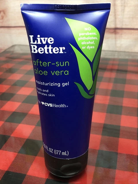 Gel hidratante de aloe vera Live Better después del sol, 6 OZ
