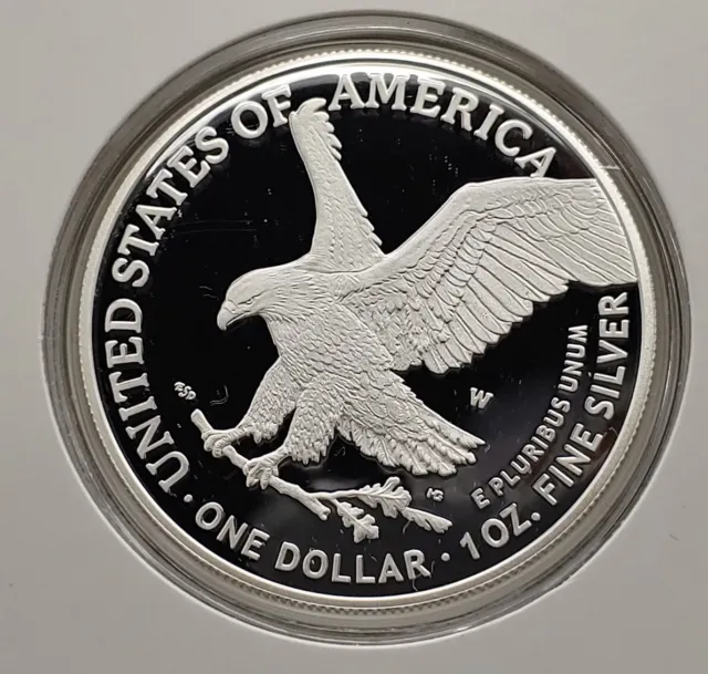 2022-W American Eagle Proof Silver Dollar Congratulations Set 22RF